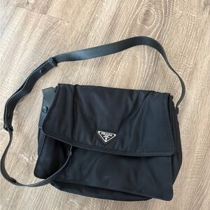 Prada Black Nylon Crossbody Bag